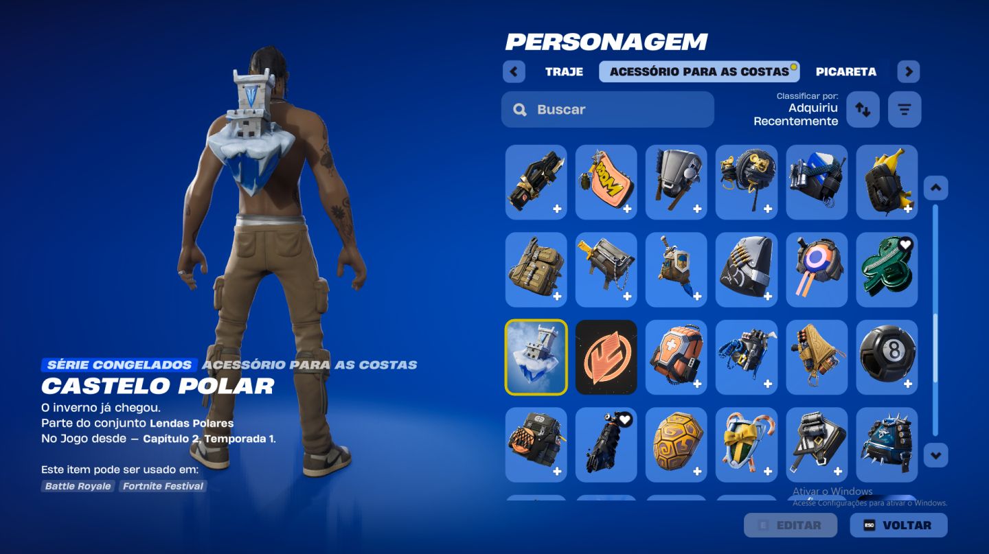 CONTA DE FORTNITE BARATA COM TRAVIS SCOTT E OUTRAS SKINS TRYHARDS FULL ACESSO