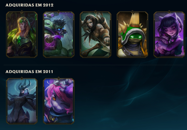 Conta League of Legends - 100% alterável - Rammus Rei, Kayle Juíza etc