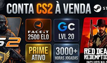 CONTA CS2 LVL 10 FACEIT - LVL 20 GC - PRIME - 100% TRUST