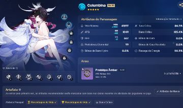 Conta Genshin Impact , Honkai Star Rail e ZZZ muito upadas com muitos 5 estrelas