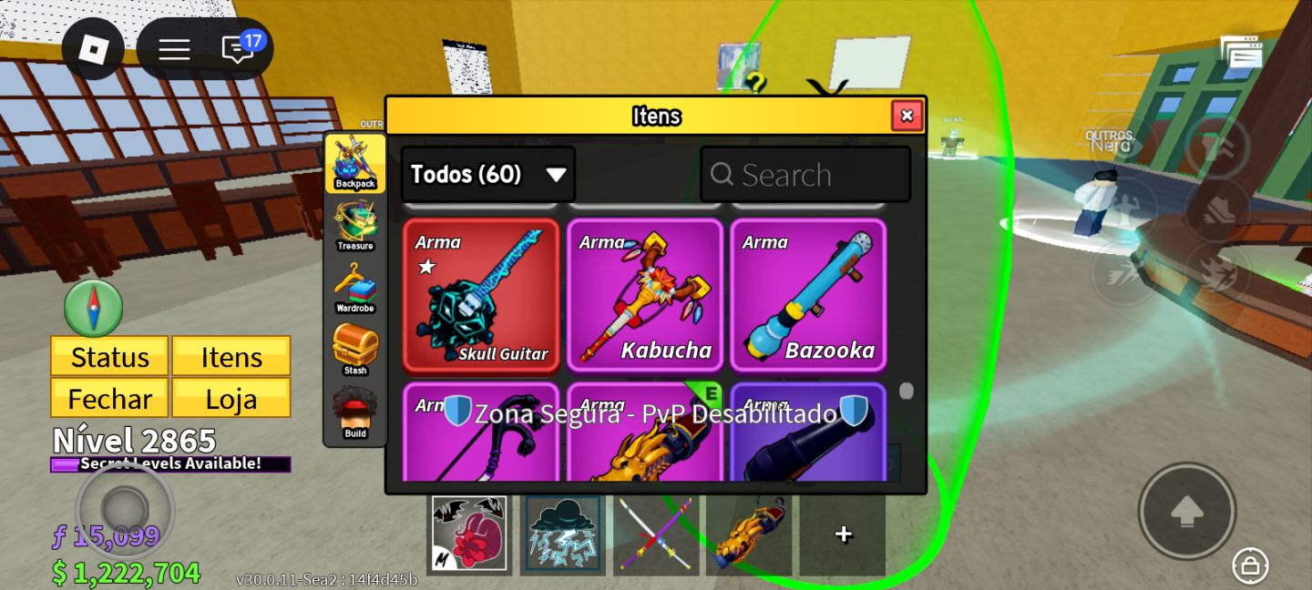Conta de blox fruits Full ítens