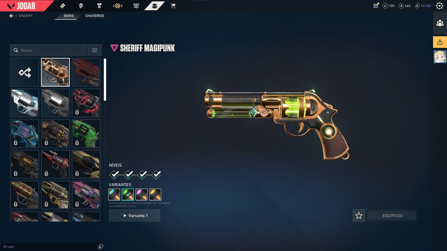CONTA COM CHAVEIRO DE IMORTAL E KARAMBIT SAQUEADORA / PRECO NEGOCIAVEL