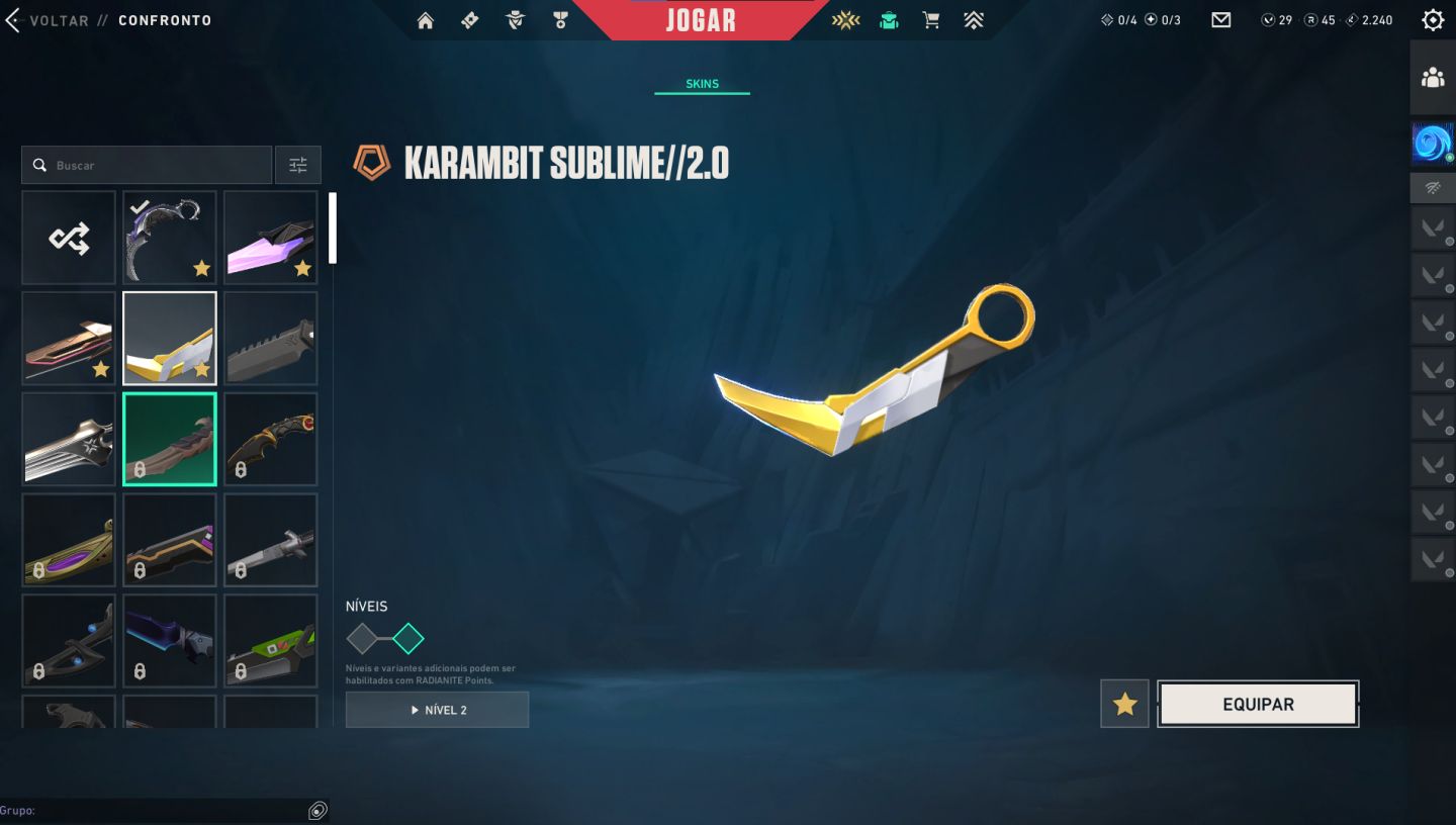 CONTA VALORANT, FACA VCT 2026, KARAMBIT SAQUEADORA, GASTO 1840,70