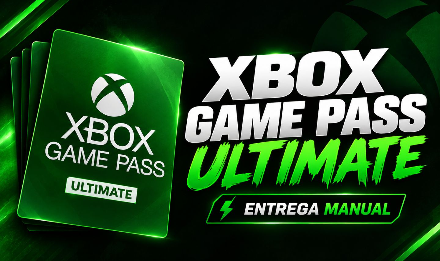Xbox Game Pass Ultimate | Conta Xbox | MENSAL | PC