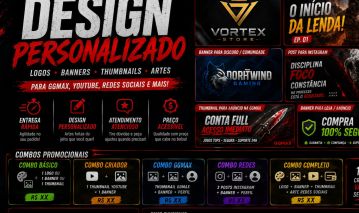 Criação de Logos, Banners, Thumbnails e Artes Personalizadas | GGMAX,YouTube etc