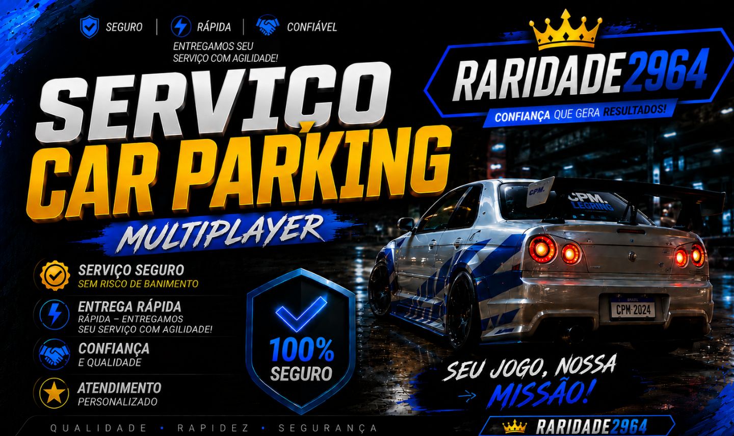 CAR PARKING MULTIPLAYER 1 E 2 | SERVIÇOS COMPLETOS & CARROS EXCLUSIVOS