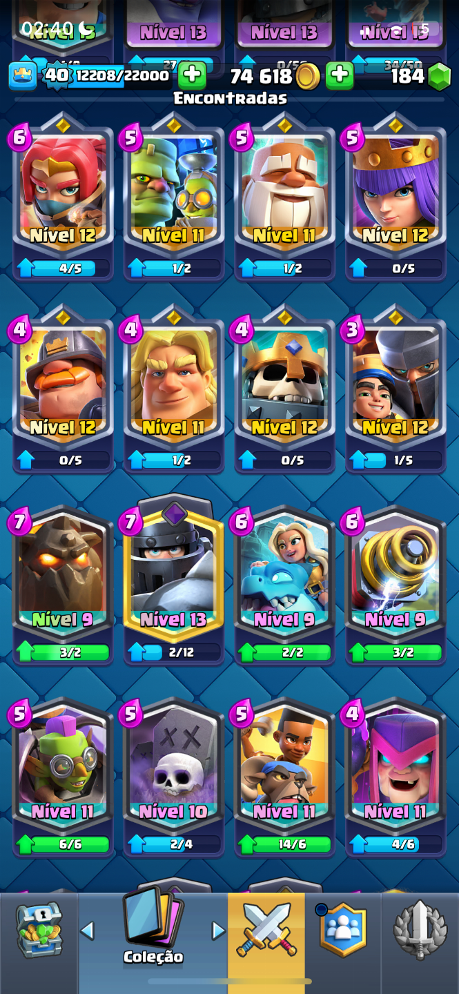 Conta top CLASH ROYALE antiga mais de 10 anos