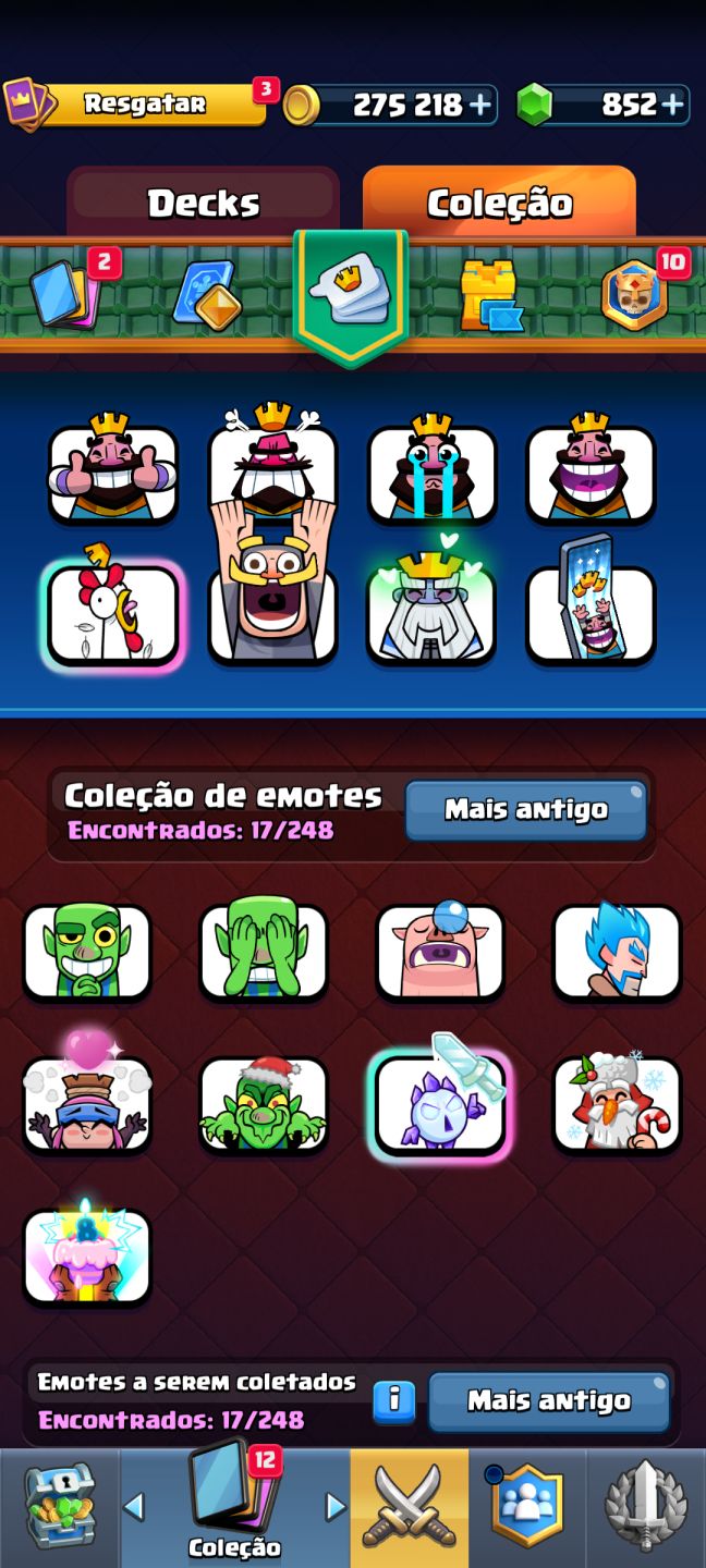 Conta para iniciantes de clash Royale