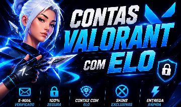 [MENOR PREÇO] CONTA SMURF VALORANT | ESCOLHA SEU ELO (FERRO - DIAMANTE)