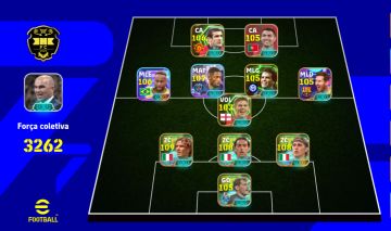 Conta de efootball 3262 overal