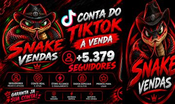 Conta TIKTOK com 5K DE SEGUIDORES REAIS BR