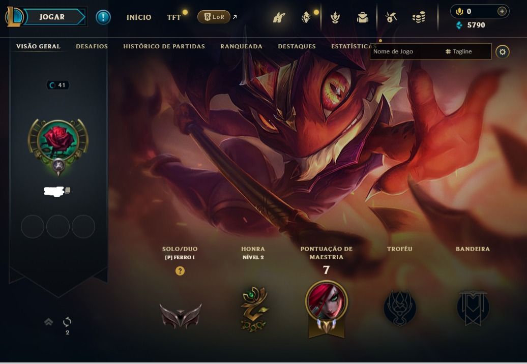 FERRO - 25 CAMPEÕES - 1 SKIN - 5790 EA - NÍVEL 41 [SEGURA]