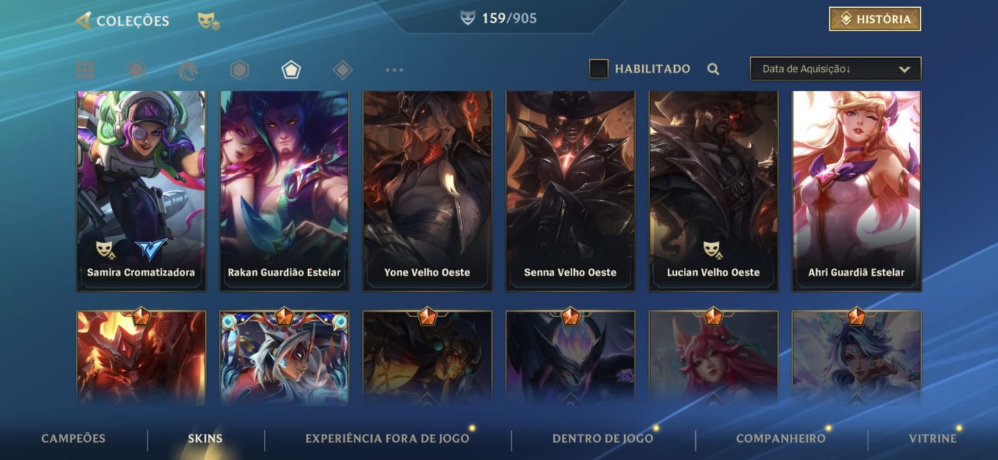 Conta de wild rift ótima pra pro players