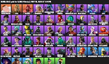 Conta Fortnite 56 Skins | Peter Griffin, Baymax, Godzilla