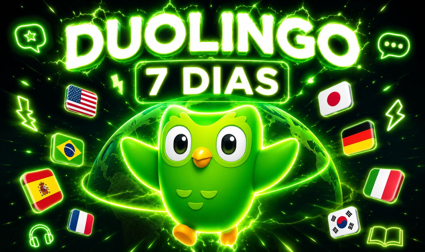Conta Super Duolingo + 7 Dias de Garantia