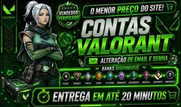CONTA VALORANT - LVL 20+ - FULL ACESSO - SMURF [Entrega em até 20 minutos]