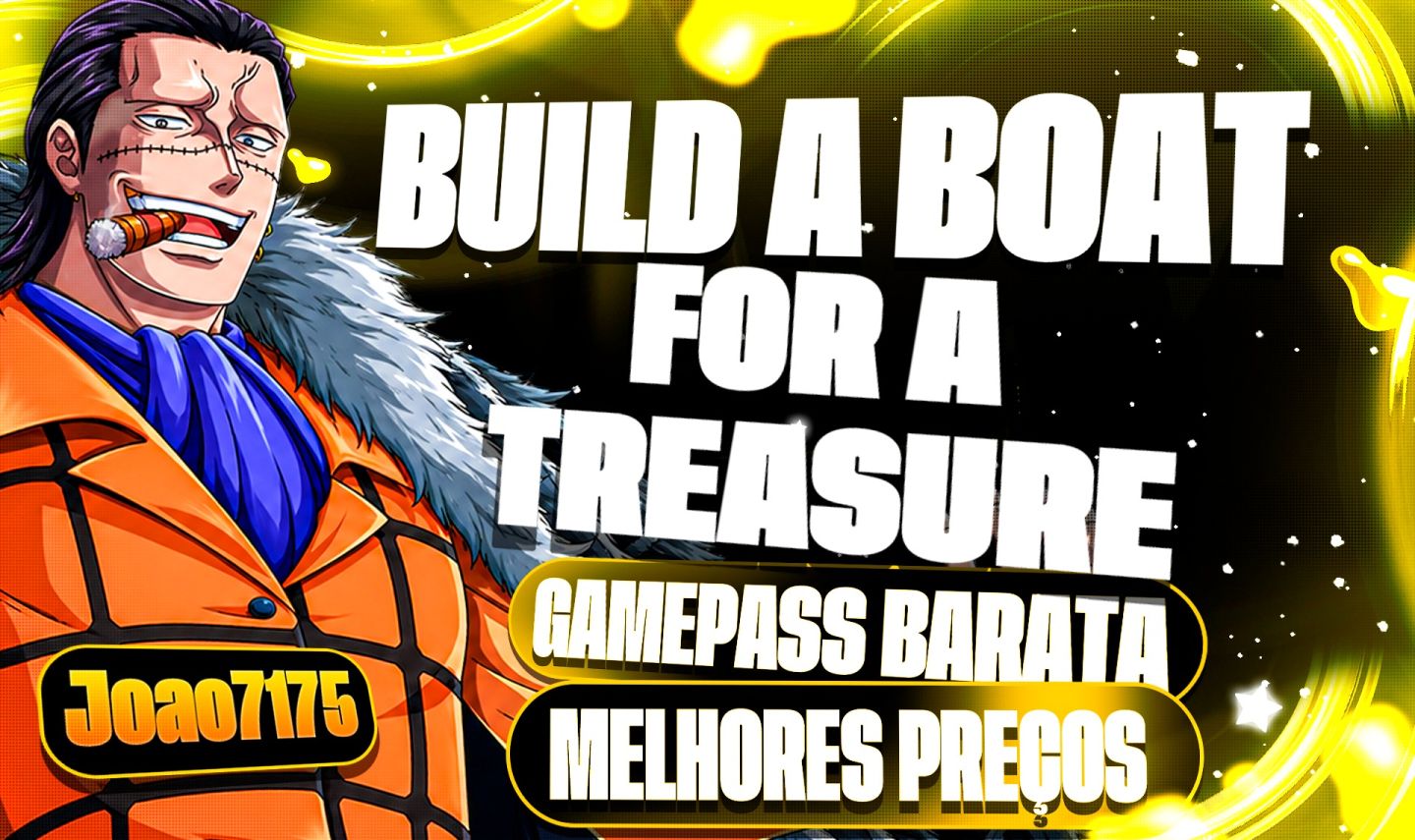 BUILD A BOAT FOR TREASURE ROBLOX-CONSTRUA UM BARCO POR TESOURO (GAMEPASS PASSES)