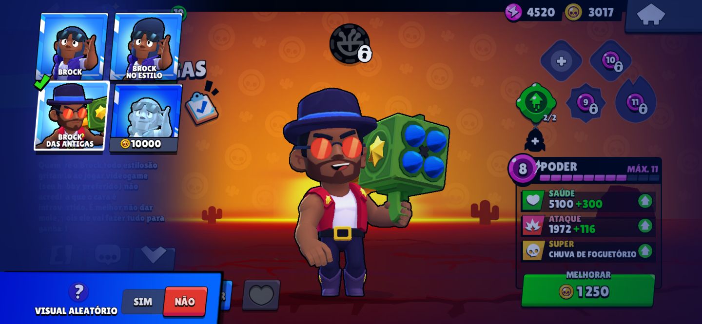Conta brawl stars antiga e gemada