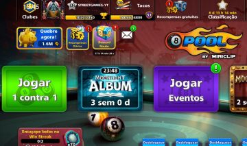 CONTA DE 8 BALL POOL LEVEL 93