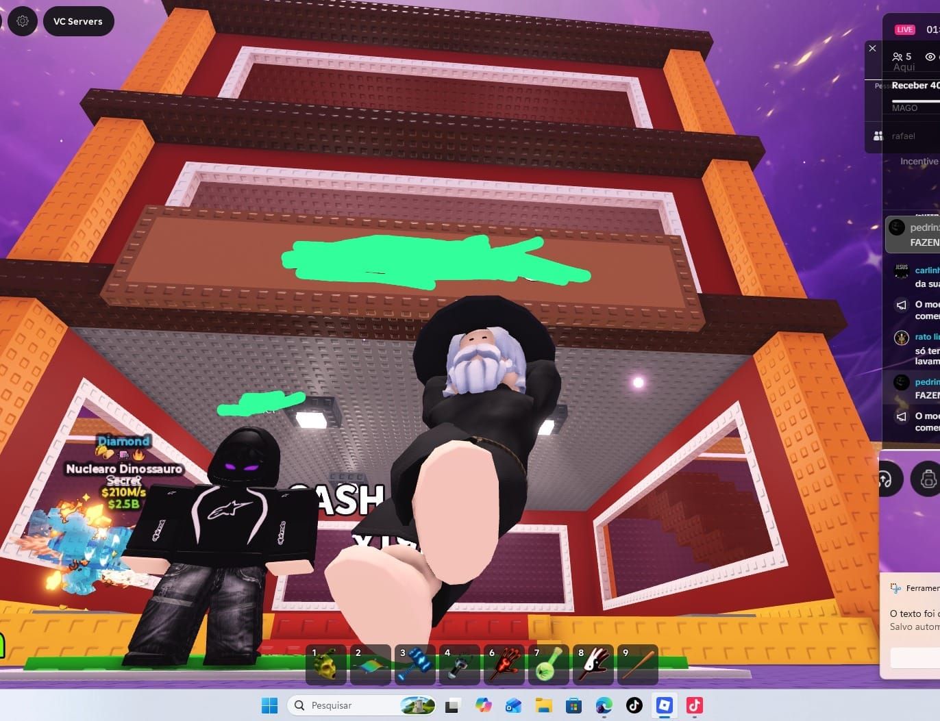 PINTE SUA BASE LAVA , YIN-YANG, GALÁXIA, CANDY, NO STEAL A BRAINROT