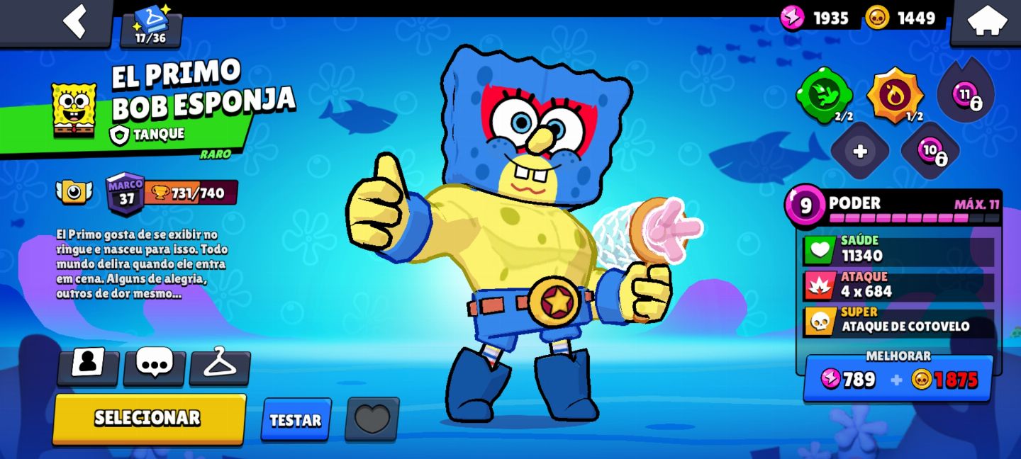 CONTA BRAWL STARS 88 BRAWLERS MUITO UPADA (OLHE DESCRIÇÃO)