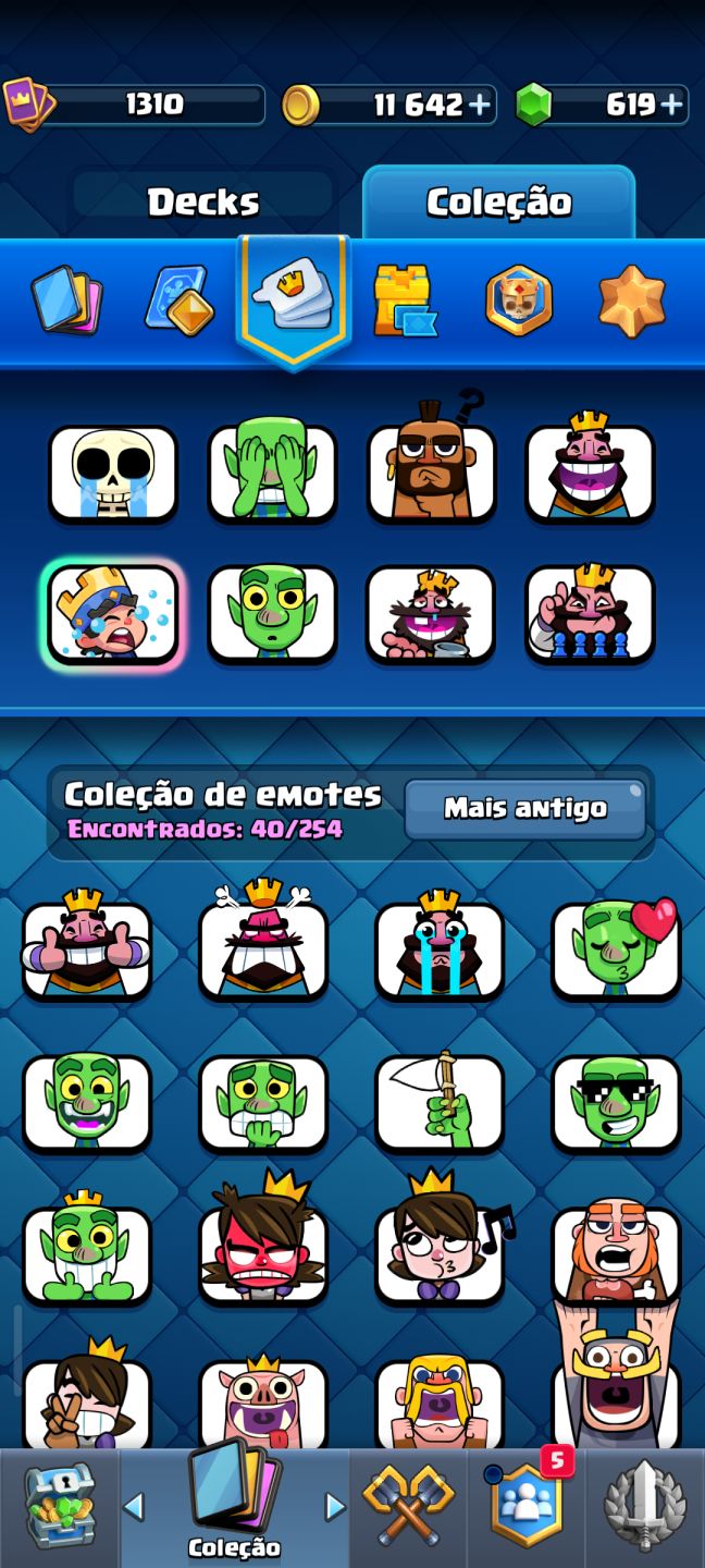 Conta Clash Royale 7.2k Trófeus email alteravel
