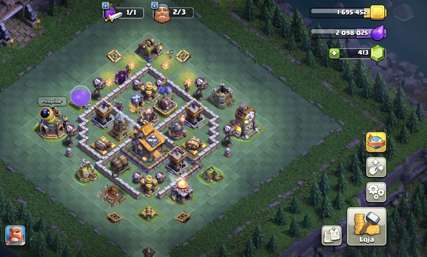 [Cv17] Conta Clash of Clans + Imagens