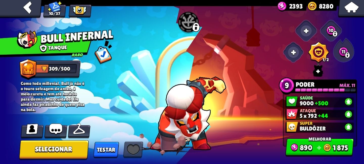 Conta brawl stars com passe raro