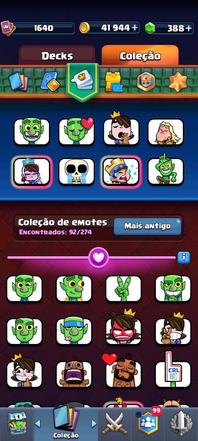 Conta clash, 9 anos de jogo, 10500 troféus + conta brawl (31k)