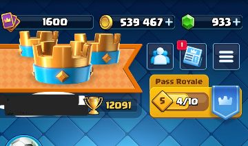Conta Clash Royale 12000 TROFEUS | +500 reais gastos