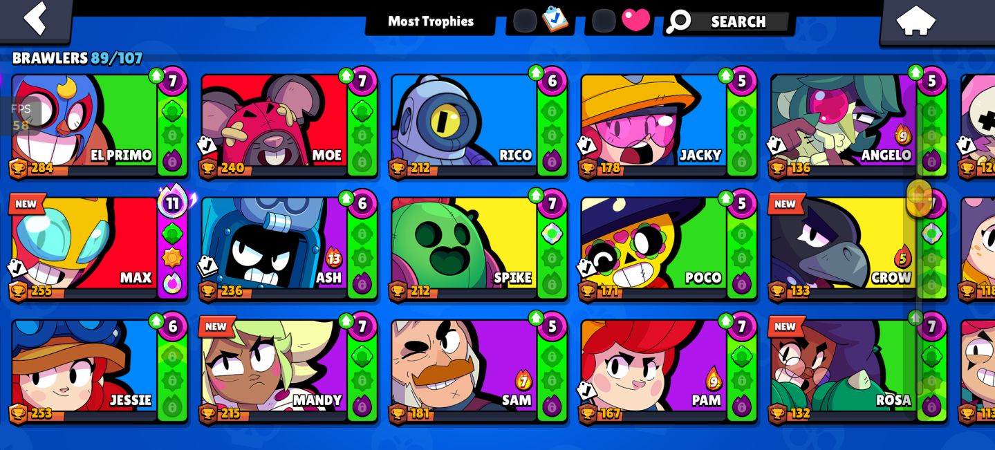 Conta brawl star tryhard