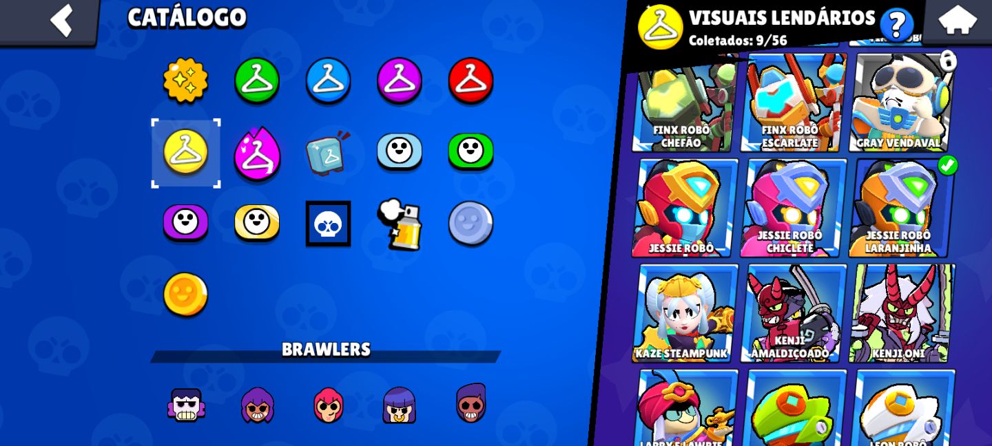 Conta de Brawl stars | 2023 | itens raros | Nori P1 em destaque