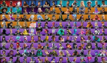 Conta de Fortnite Tryhard [ 178 skins + 218 picaretas + 165 emotes ]