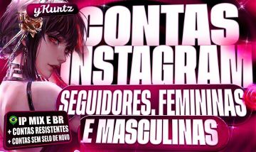 (PROMOÇÃO) CONTAS INSTAGRAM NOVAS & ANTIGAS + SEGUIDORES - SEM SELO DE NOVO