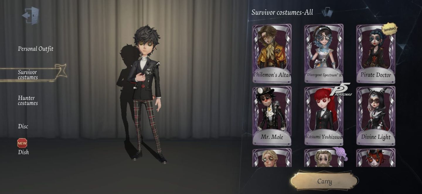 Conta Identity V | Joker/Persona 5, Frieren, Ib, COA | Skins Raras e Limitadas