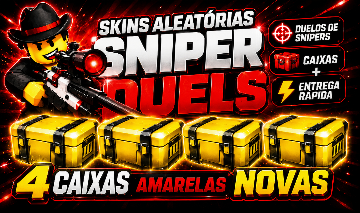 SKINS ALEATÓRIAS SNIPER DUELS | DUELOS DE SNIPERS + CAIXAS+ ENTREGA RÁPIDA