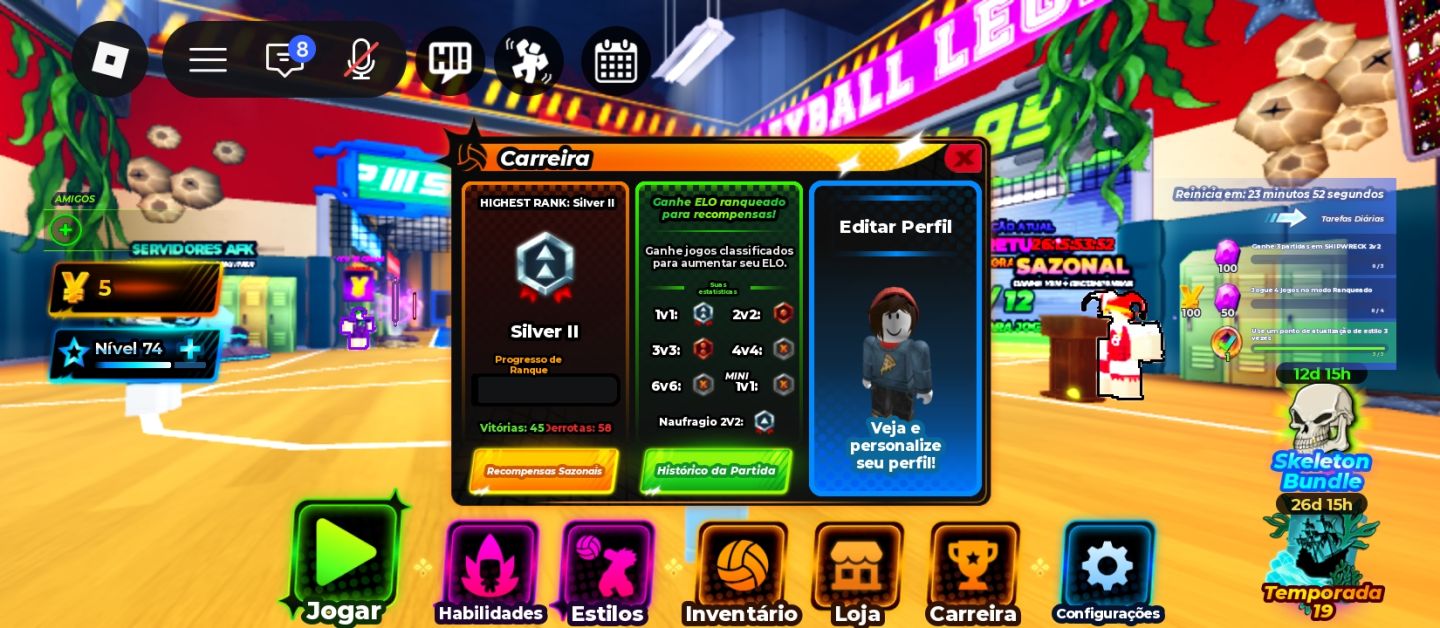 Conta LEVEL 74 com bakuri e bola da lua blox fruit tem portal roubei um ov