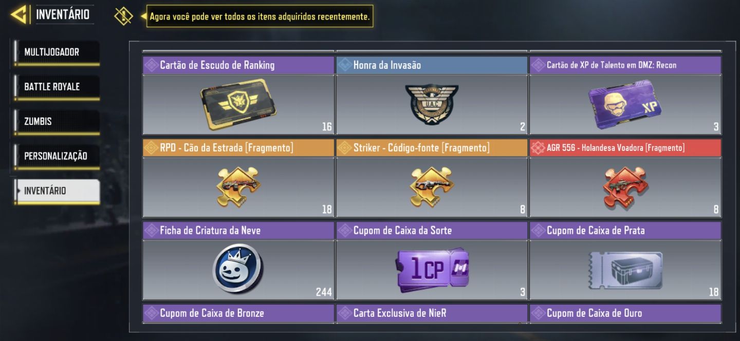 Conta Cod Mobile TOP