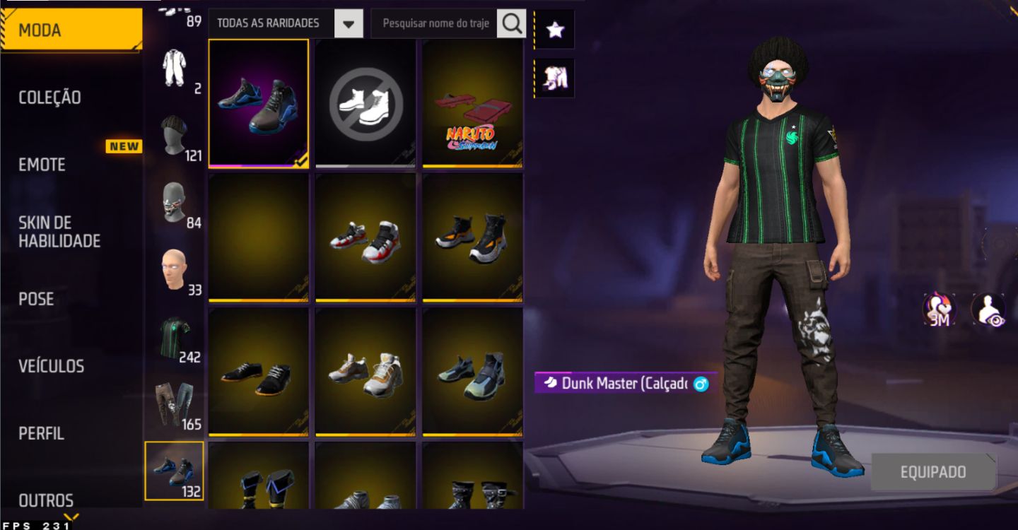 CONTA FREE FIRE TRYHARD PARA APOSTADO (MELHOR PREÇO DO MERCADO)