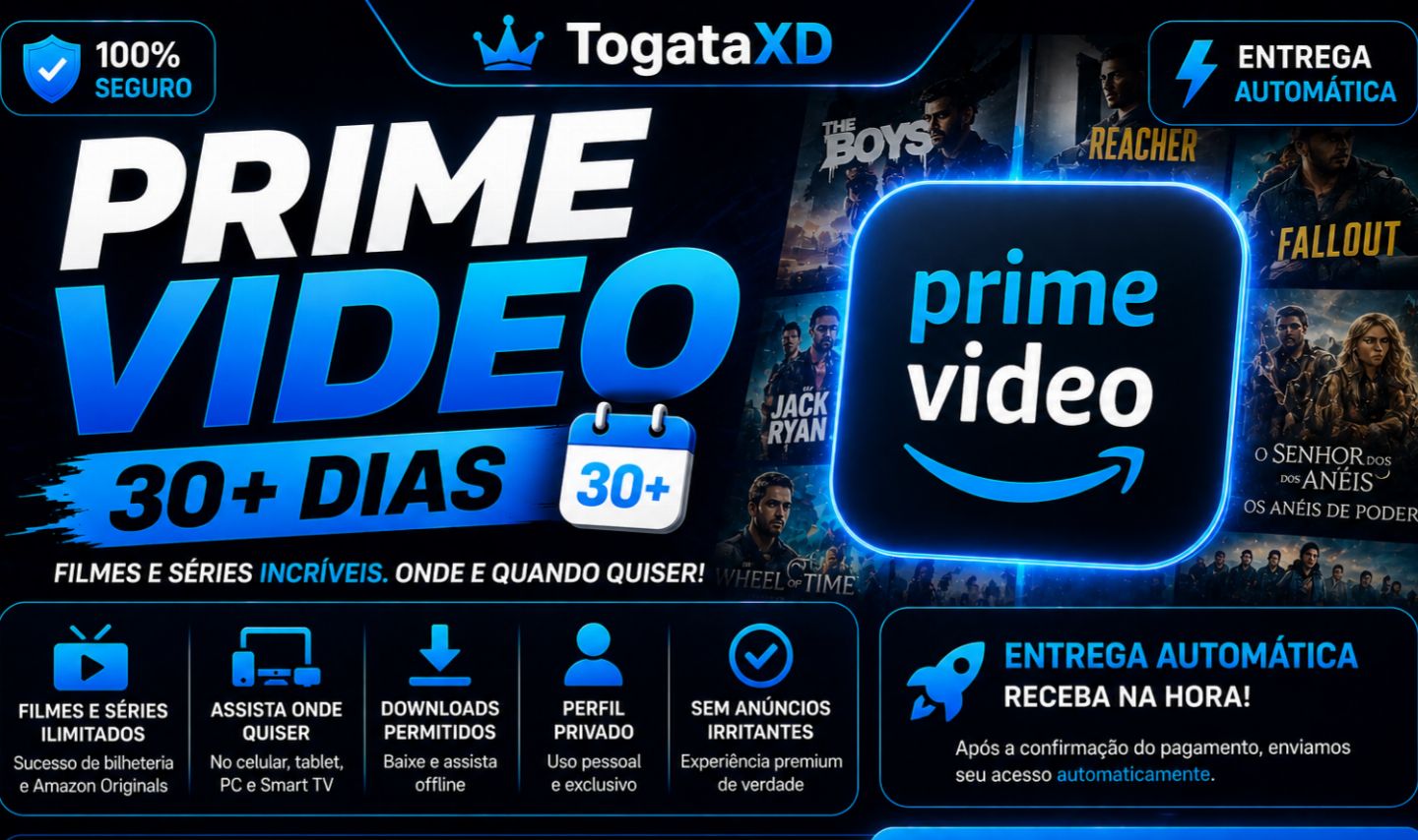PRIME VIDEO 30 DIAS