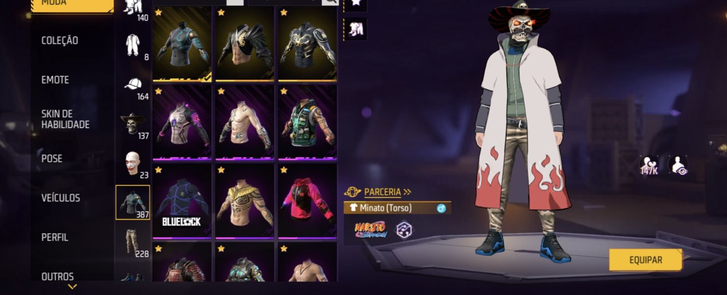 CONTA FF FULL ROXA