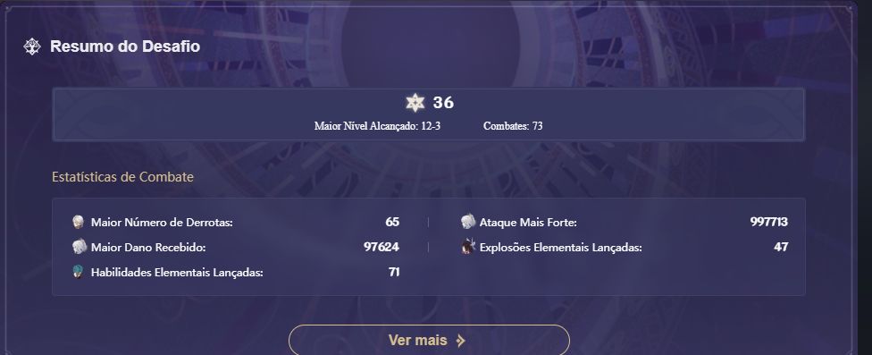 Conta AR 60 end game, com 100% em TUDO até a 7.0