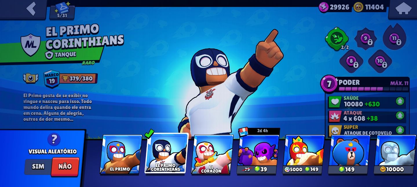 CONTA DE BRAWL STARS 12K DE TROFÉUS