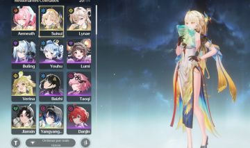 Conta Wuthering waves com Yangyang: Xuanling, Suisui, Aemeath, Lynae, Encore...