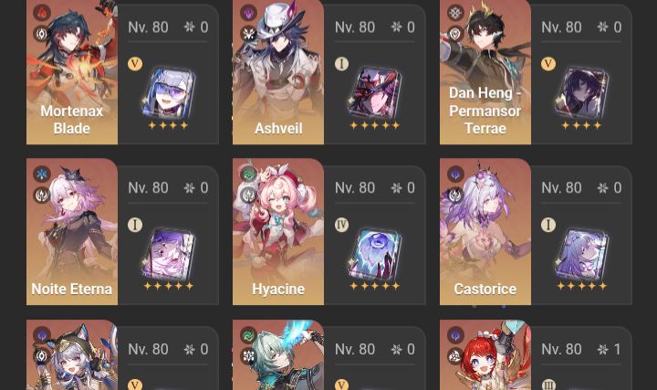 Conta hoyoverse! Boas build