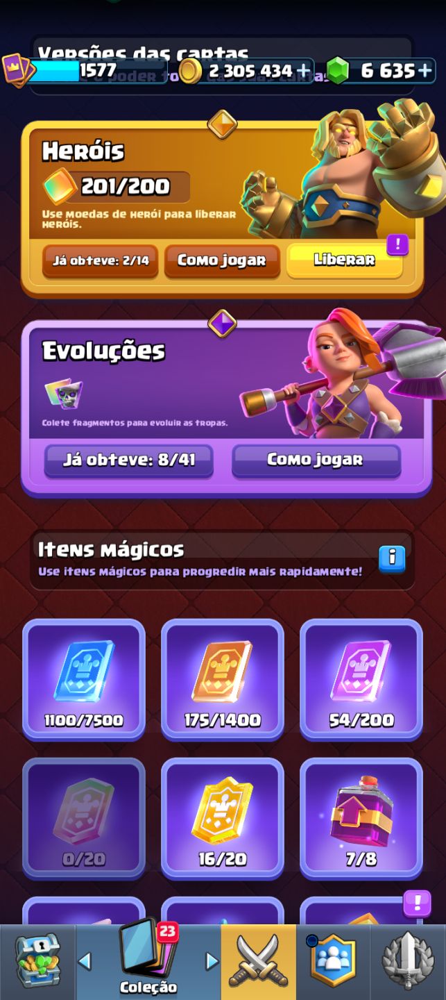 CONTA CLASH ROYALE 10 ANOS (Full Acesso) NEGOCIO- SEM TROCA