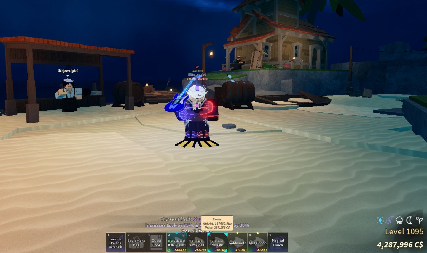 FISCH LEVEL 1095 | POLARIS SERENADE + SERAPHIC + NO-LIFE | RODS RARAS