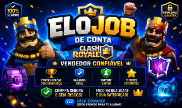 ELOJOB DE CONTA- CLASH ROYALE - VENDEDOR CONFIÁVEL