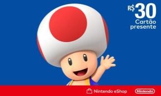 Gift Card Digital Nintendo eShop Brasil 30 Reais