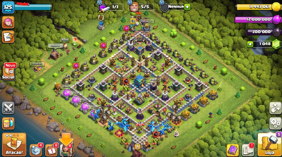 CONTA CLASH OF CLANS TOP À VENDA | CONTA FORTE + PRONTA PARA JOGAR
